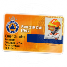 TARJETA EMERGENCIAS BANDA PVC REMER PC 1